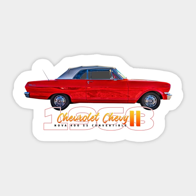 1963 Chevrolet Chevy II Nova 400 SS Convertible Sticker by Gestalt Imagery